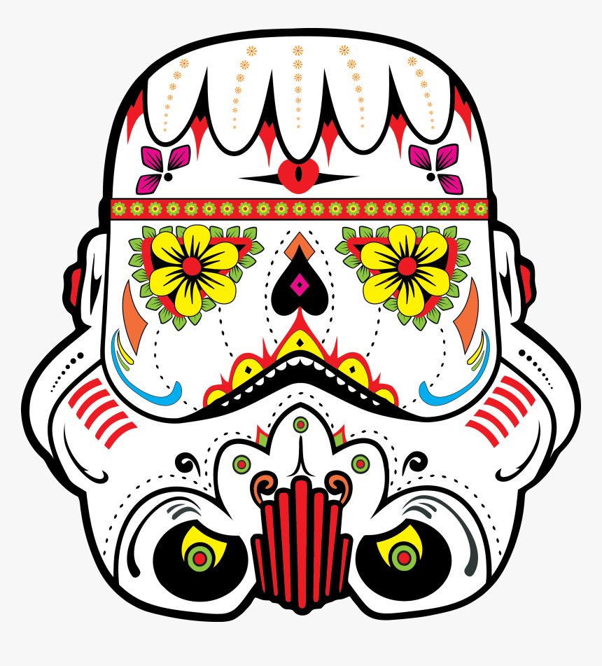 stormtrooper sugar skull