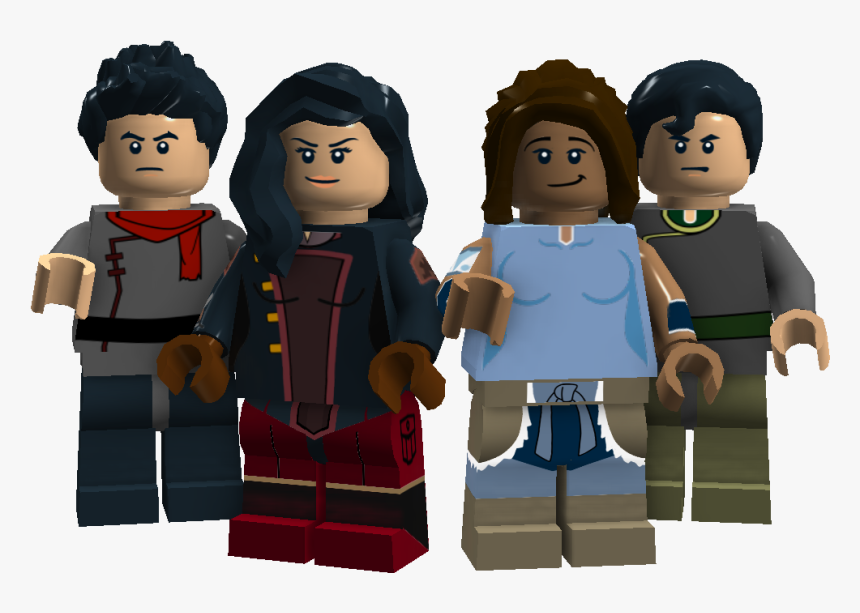 Korra Lego , Png Download - Legend Of Korra And Korra Asami, Transparent Png, Free Download