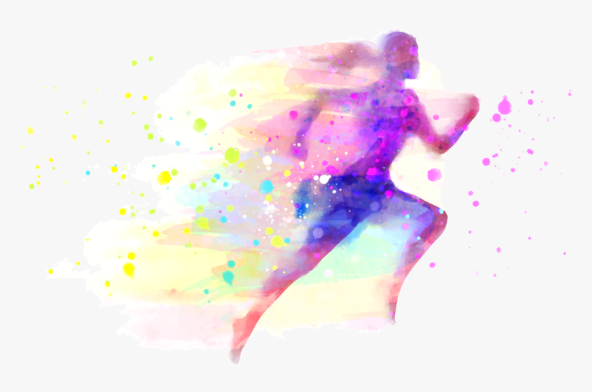 Runner Colorful Transparent Background, HD Png Download, Free Download