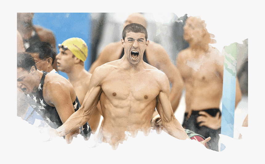 10 Michael Phelps Tras La Victoria De Su Equipo En - Michael Phelps É Torto, HD Png Download, Free Download