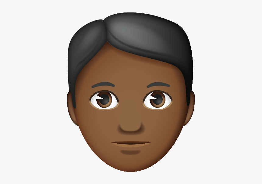 Black Man Emoji Png, Transparent Png, Free Download