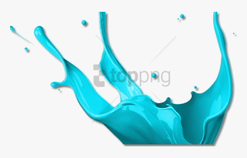 Free Png Download Blue Paint Splash Png Png Images - Pink Paint Splash Png, Transparent Png, Free Download