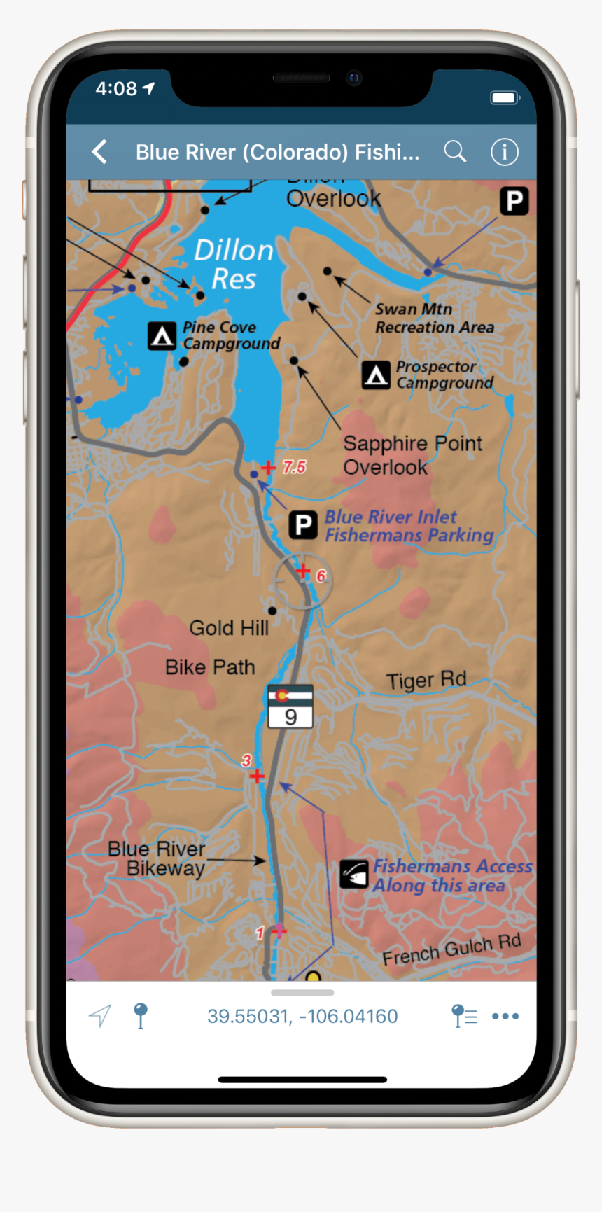 Avenza Maps Fishing Map - Atlas, HD Png Download, Free Download
