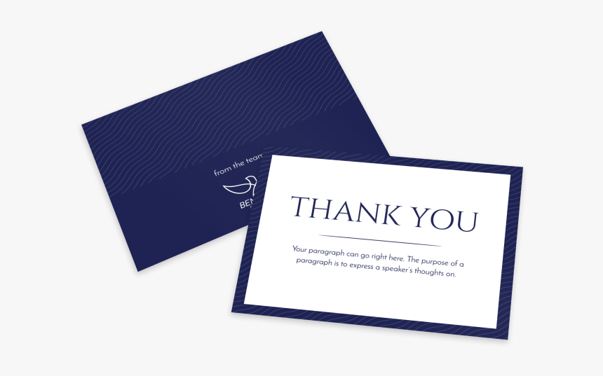 Simple Thank You Card Template Preview - Thank You Card Brand, HD Png Download, Free Download