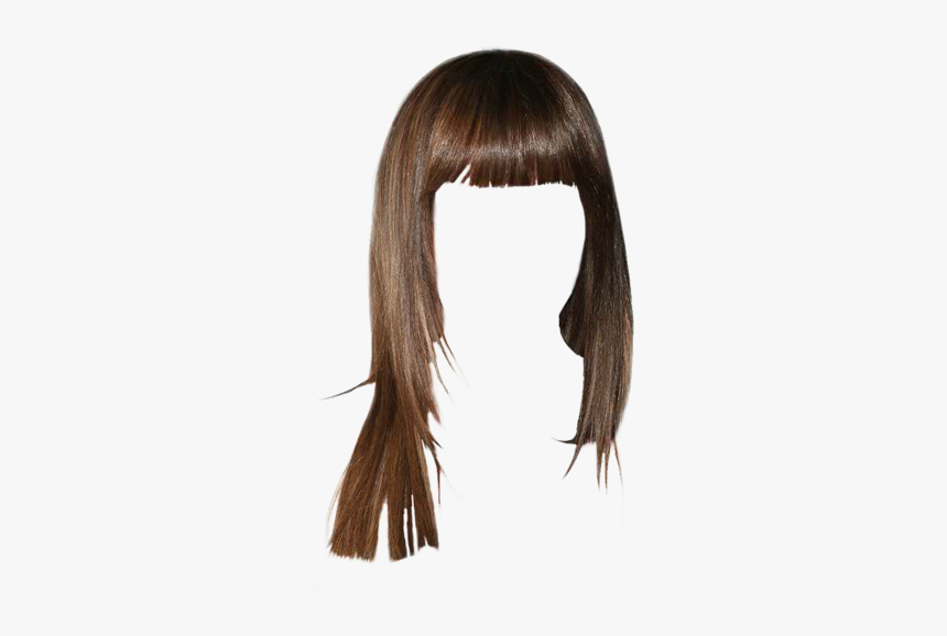 Clip Bangs Blunt - Lace Wig, HD Png Download, Free Download