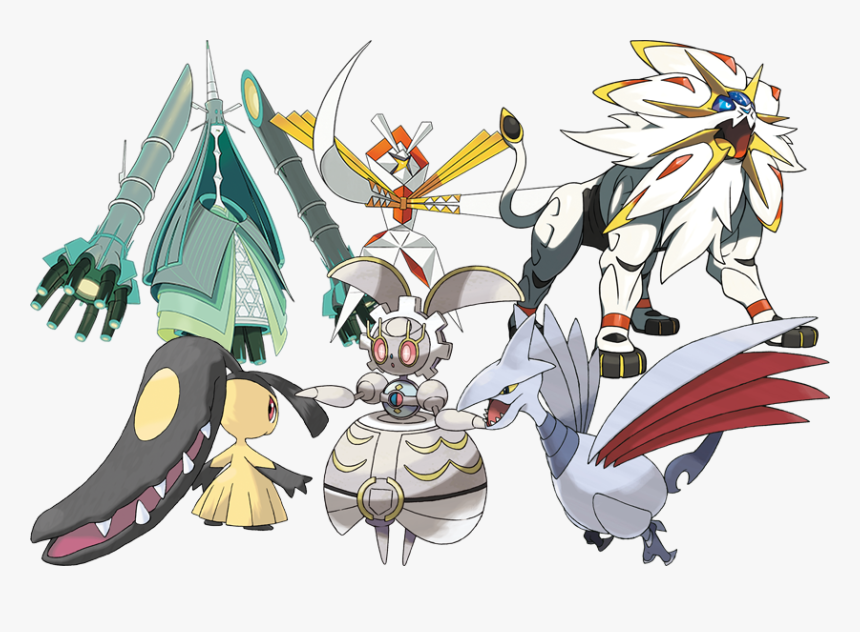 Image - All Legendary Pokemon Sun And Moon, HD Png Download, Free Download