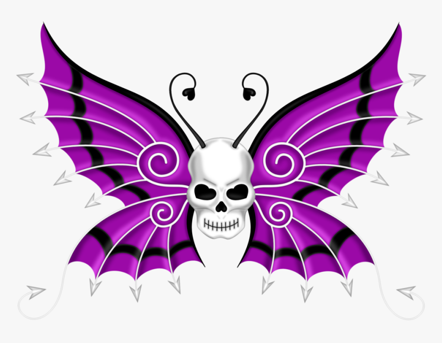 Skull Butterfly Tattoo Ideas, HD Png Download, Free Download