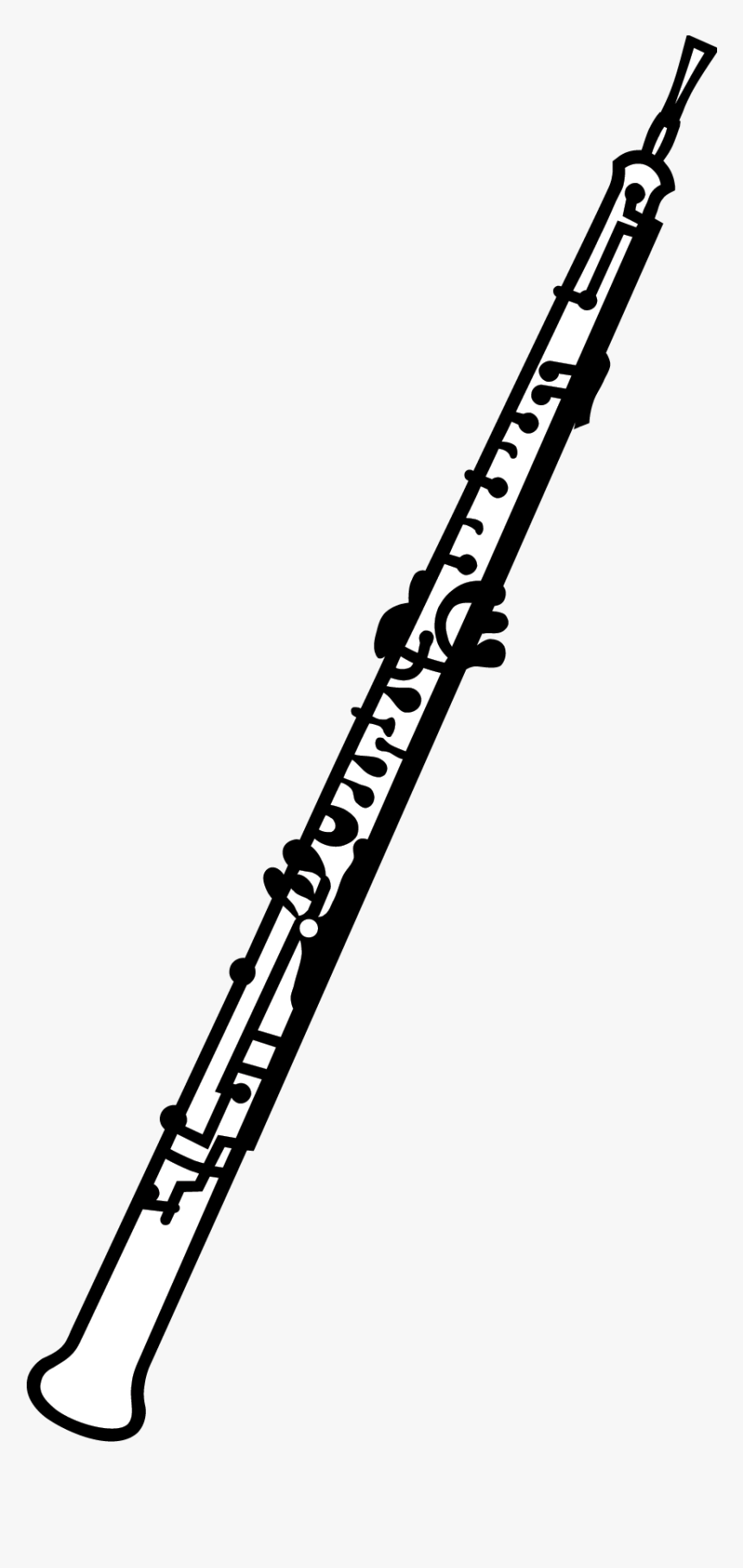 Oboe Drawing - Music - Easy To Draw Clarinets, HD Png Download, Free Download