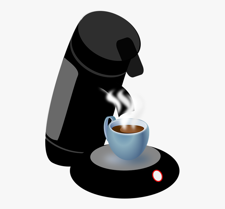 Coffee Machine Cartoon Png, Transparent Png, Free Download