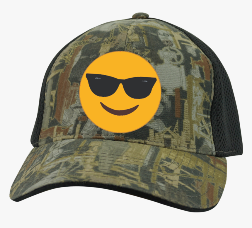 Sunglasses Emoji C912 Port Authority Camo Cap With - Baseball Cap, HD Png Download, Free Download
