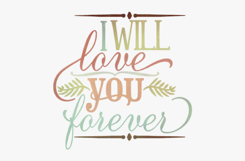 #loveyouforever - Calligraphy, HD Png Download, Free Download