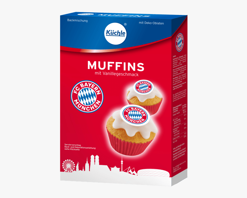 Backmischung Fcb Muffins - Bayern Munich, HD Png Download, Free Download