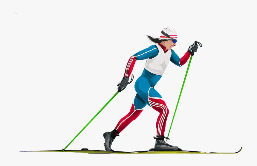 Biathlon Png - Cross Country Skiing Clipart, Transparent Png, Free Download