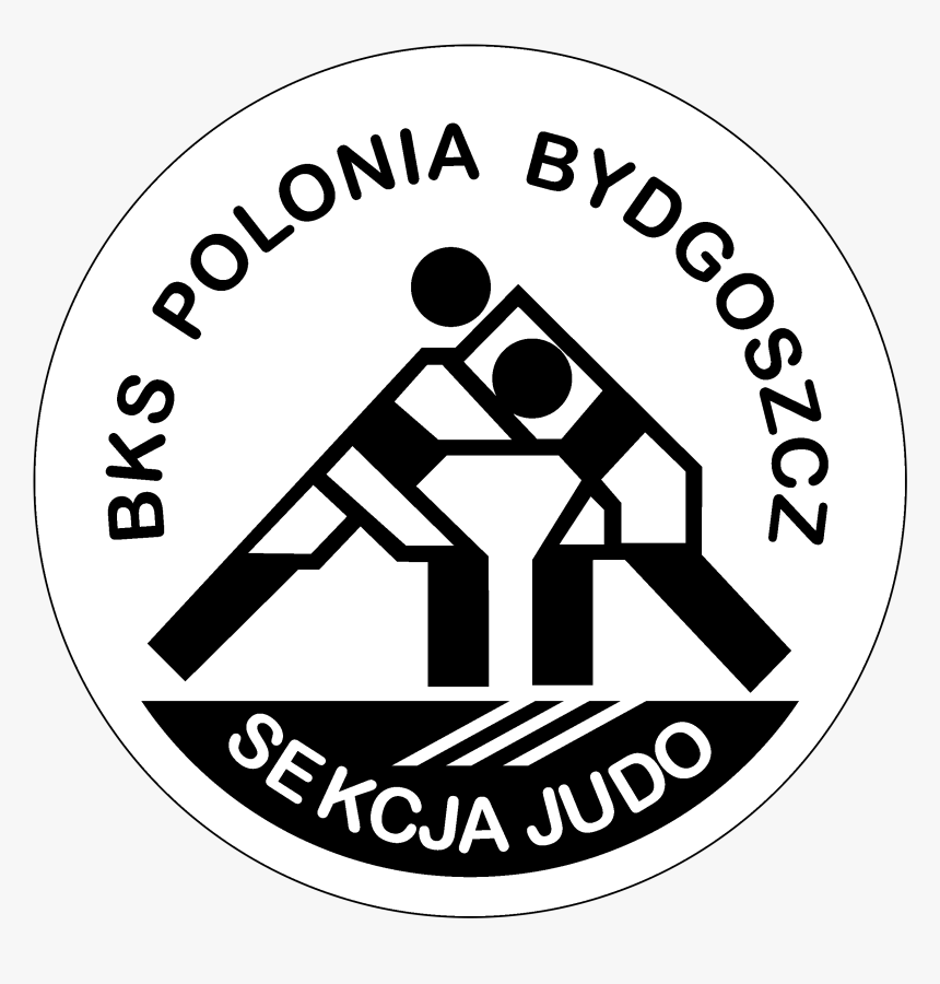 Polonia Bydgoszcz Judo Logo Black And White - Emblem, HD Png Download, Free Download