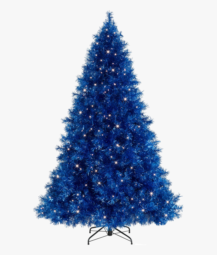 Transparent Artificial Christmas Tree Christmas Tree - Sapphire Blue Christmas Tree, HD Png Download, Free Download