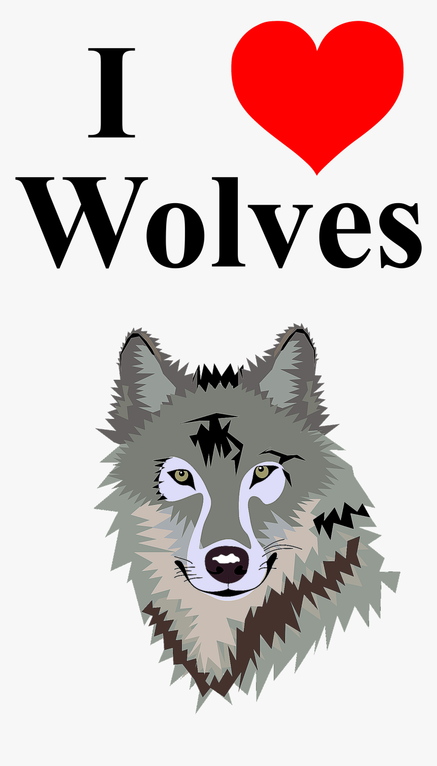 Wolf Face Clipart Png, Transparent Png, Free Download