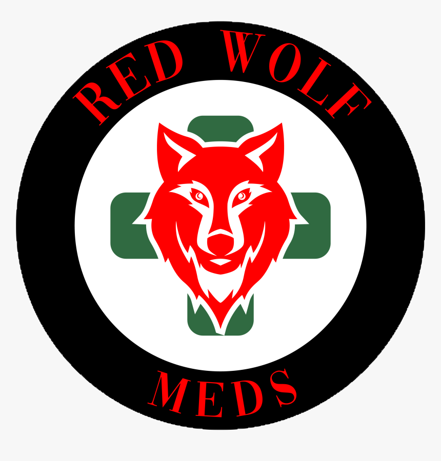 Red Wolf Meds - โลโก้ หมาป่า เท่ ๆ, HD Png Download, Free Download