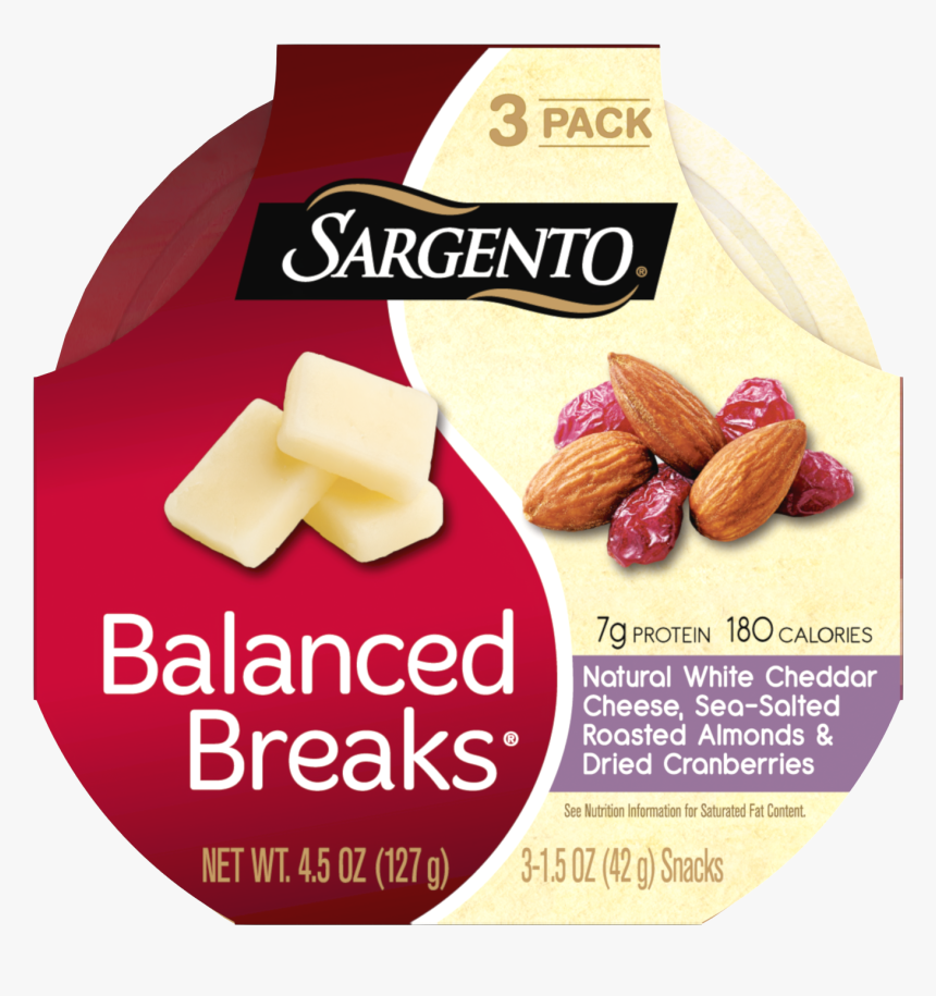 Sargento® Balanced Breaks®, Natural White Cheddar Cheese, - Sargento Sweet Balanced Breaks, HD Png Download, Free Download