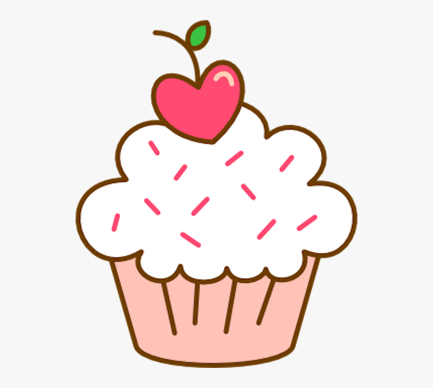 Kawaii Doodles, Cute Drawings, Food Illustrations, - Imagens De Cupcake Desenho, HD Png Download, Free Download