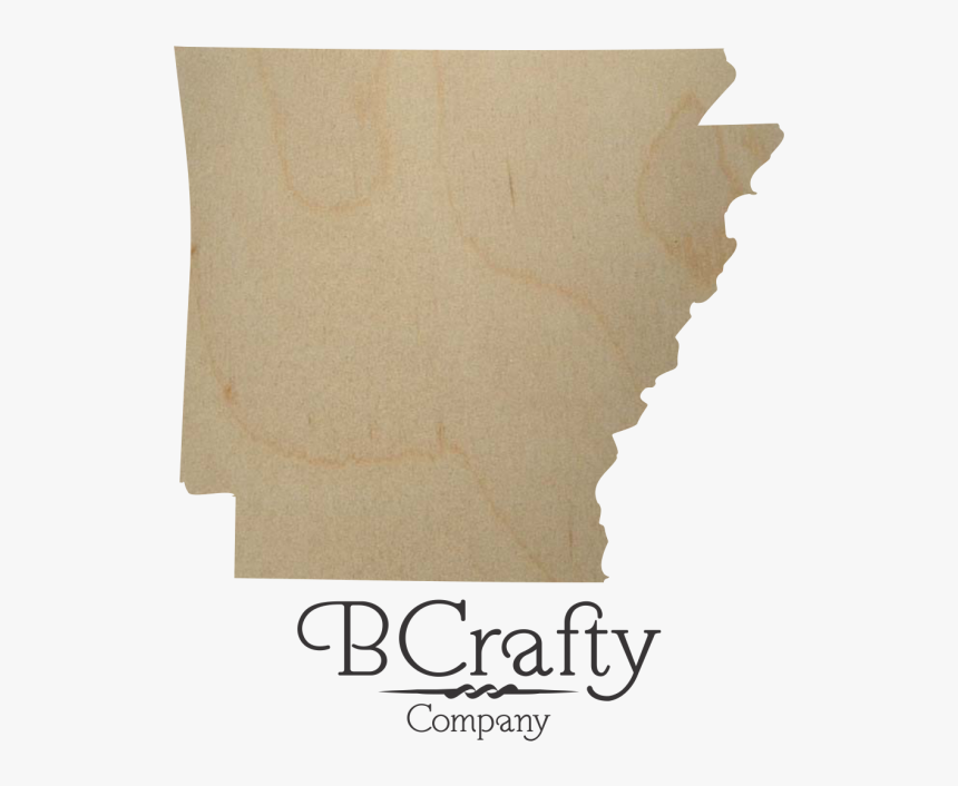 Wooden Arkansas State Shape Cutout - Shape Arkansas State, HD Png Download ...