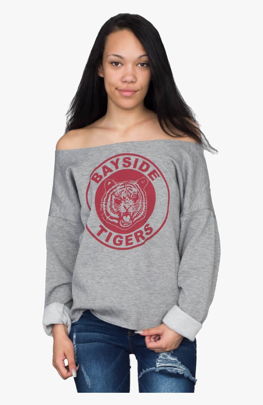 Kelly Kapowski Sweatshirt - Bayside Tigers, HD Png Download, Free Download