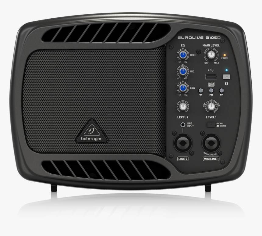 Behringer B105d Ultra-compact 50w Pa/monitor Speaker - Behringer B105d, HD Png Download, Free Download