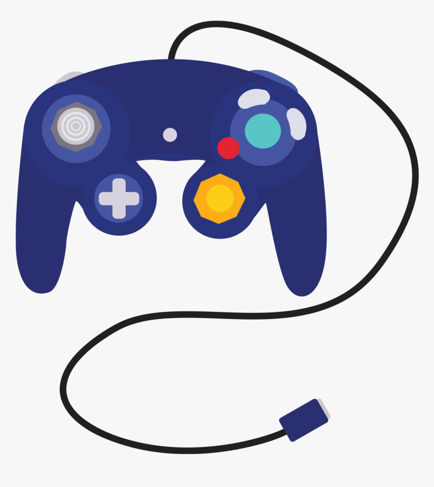 Video Game Controller Clip Art - Gamecube Gamepad, HD Png Download, Free Download