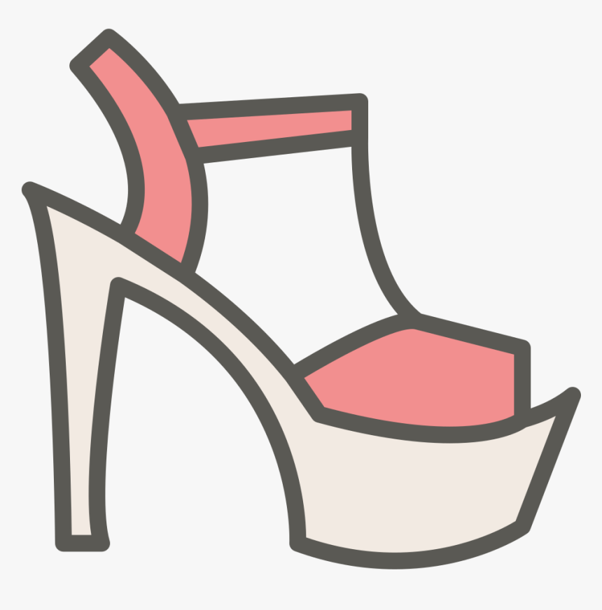 T Strap Platform Icon - Platform Heels Icon, HD Png Download, Free Download