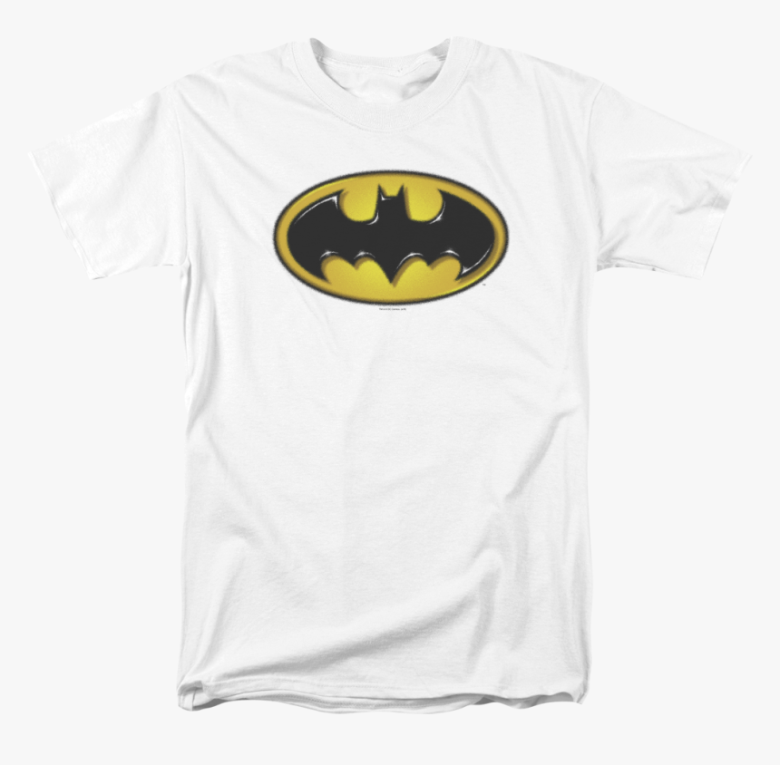 Airbrush Batman T-shirt - Emblem, HD Png Download, Free Download