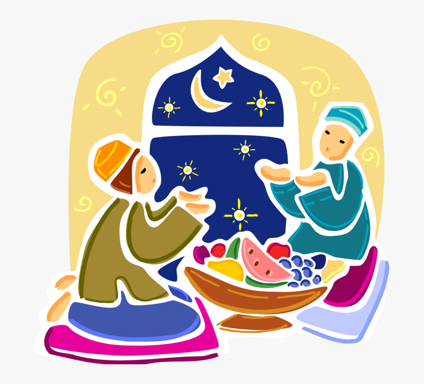 Islamic Fasting Vector Image - Fasting Ramadan Png, Transparent Png, Free Download
