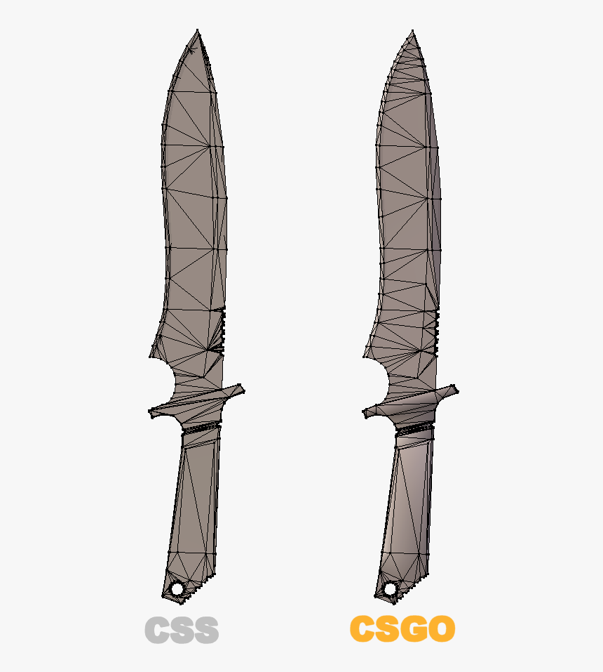 Bowie knife cs go чертеж