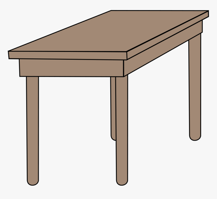 Student Desk Clipart - Desk Clipart, HD Png Download, Free Download