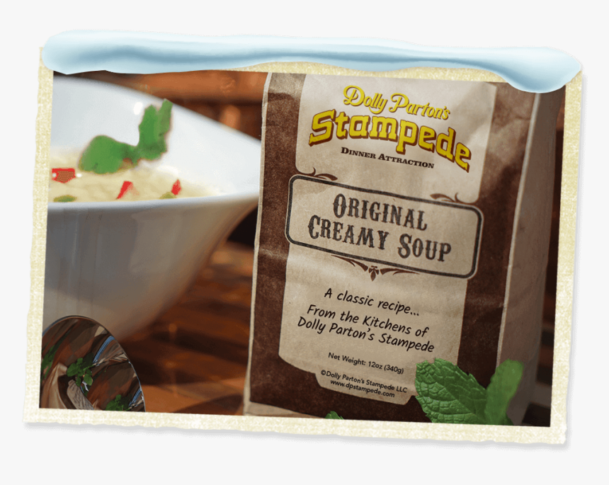 Dolly Parton"s Stampede - Dolly Parton's Stampede Soup Mix Package, HD Png Download, Free Download