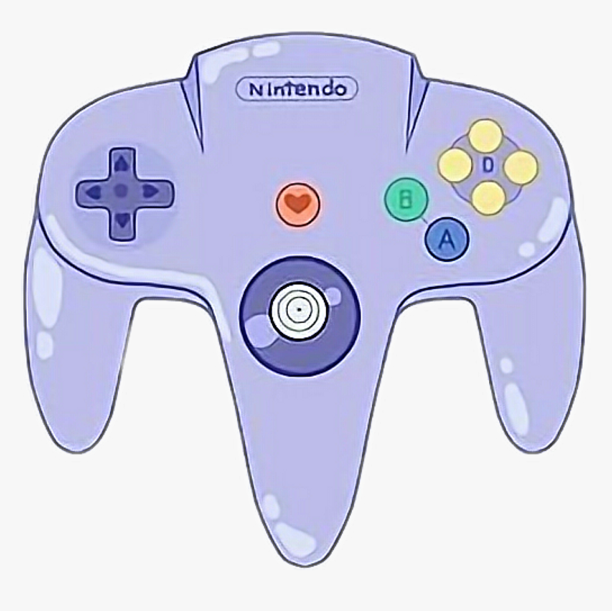 #nintendo #blue #console #gaming #game #aesthetic - Game Controller, HD Png Download, Free Download