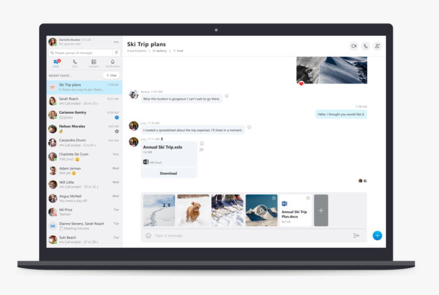 New Skype Features Boost Its Business Value - Skype 2019 New Features, HD Png Download, Free Download