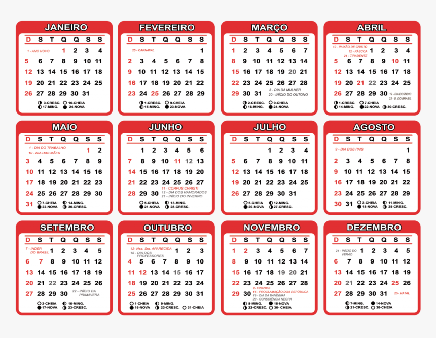 Calendario 2020 Para Imprimir Gratis, HD Png Download, Free Download