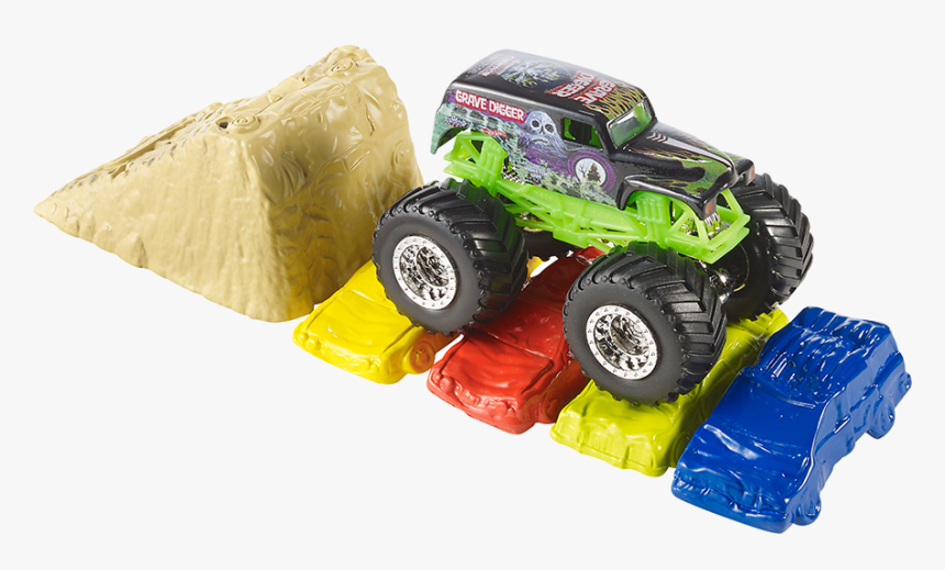 Hw Monster Jam Playset, , Large - Hot Wheels Monster Crash, HD Png Download, Free Download