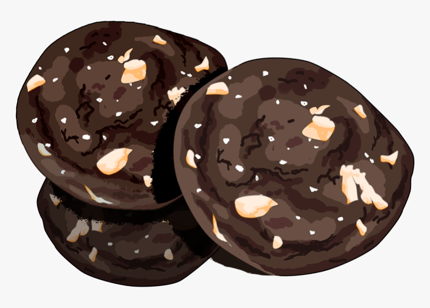 Burnt Chocolate Cookies - Chocolate, HD Png Download, Free Download