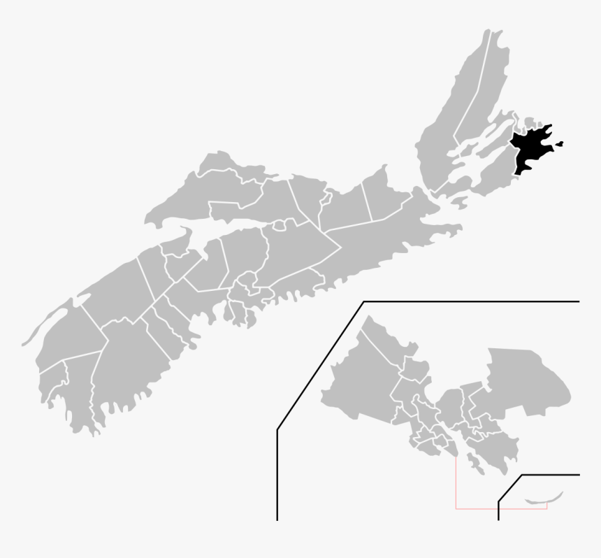 Nova Scotia Electoral Districts, HD Png Download, Free Download