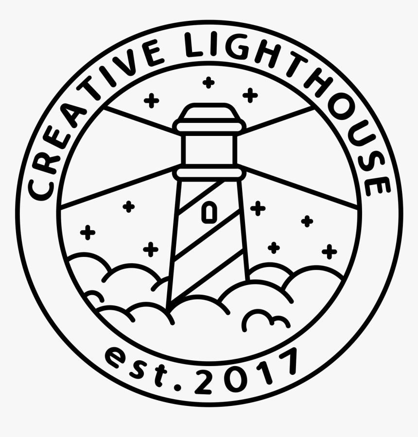 Drawing Lighthouse Creative - Circle, HD Png Download, Free Download