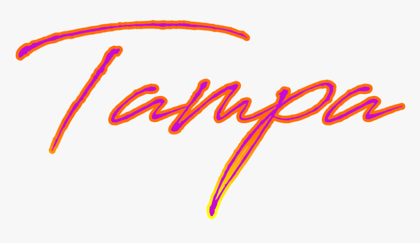 Freeuse Stock Check Out This Behance Project Tampa - Calligraphy, HD Png Download, Free Download