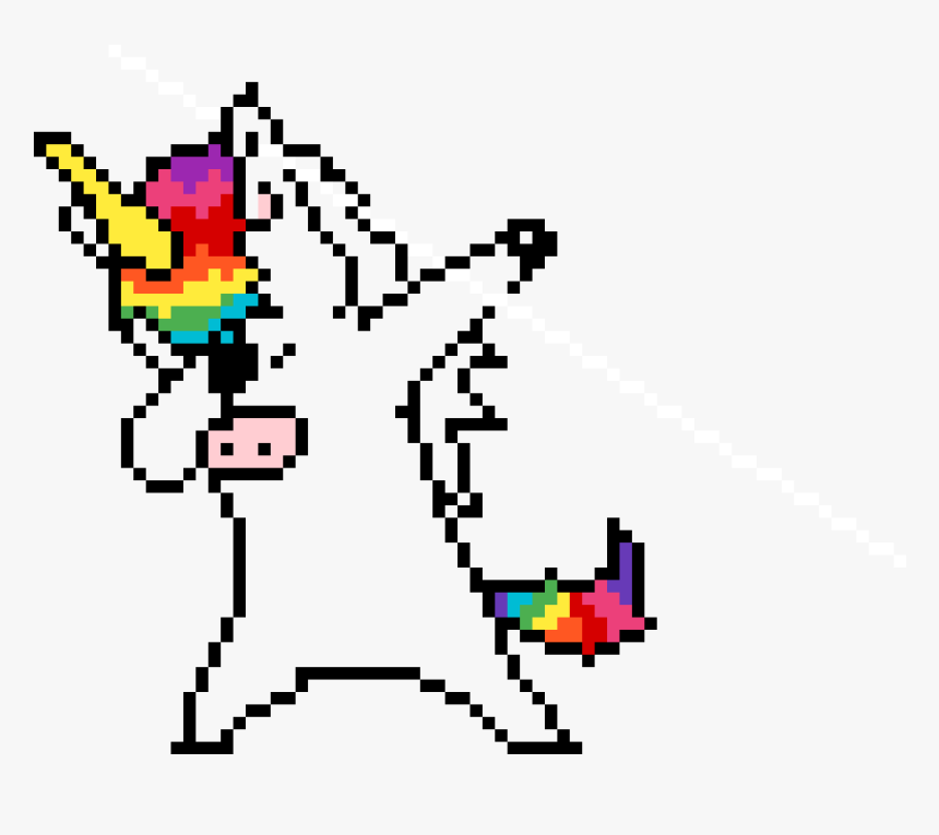 Easy Pixel Art Unicorn, HD Png Download, Free Download