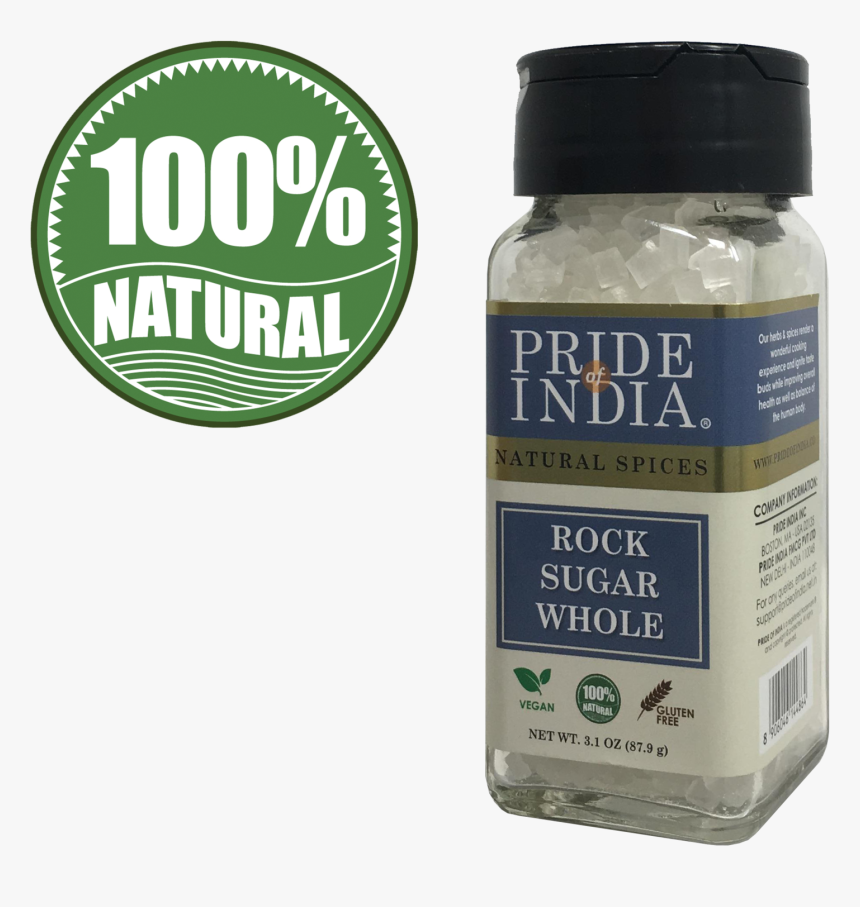 Natural Crystal Rock Sugar Whole - Pride Of India Organic Spices, HD Png Download, Free Download