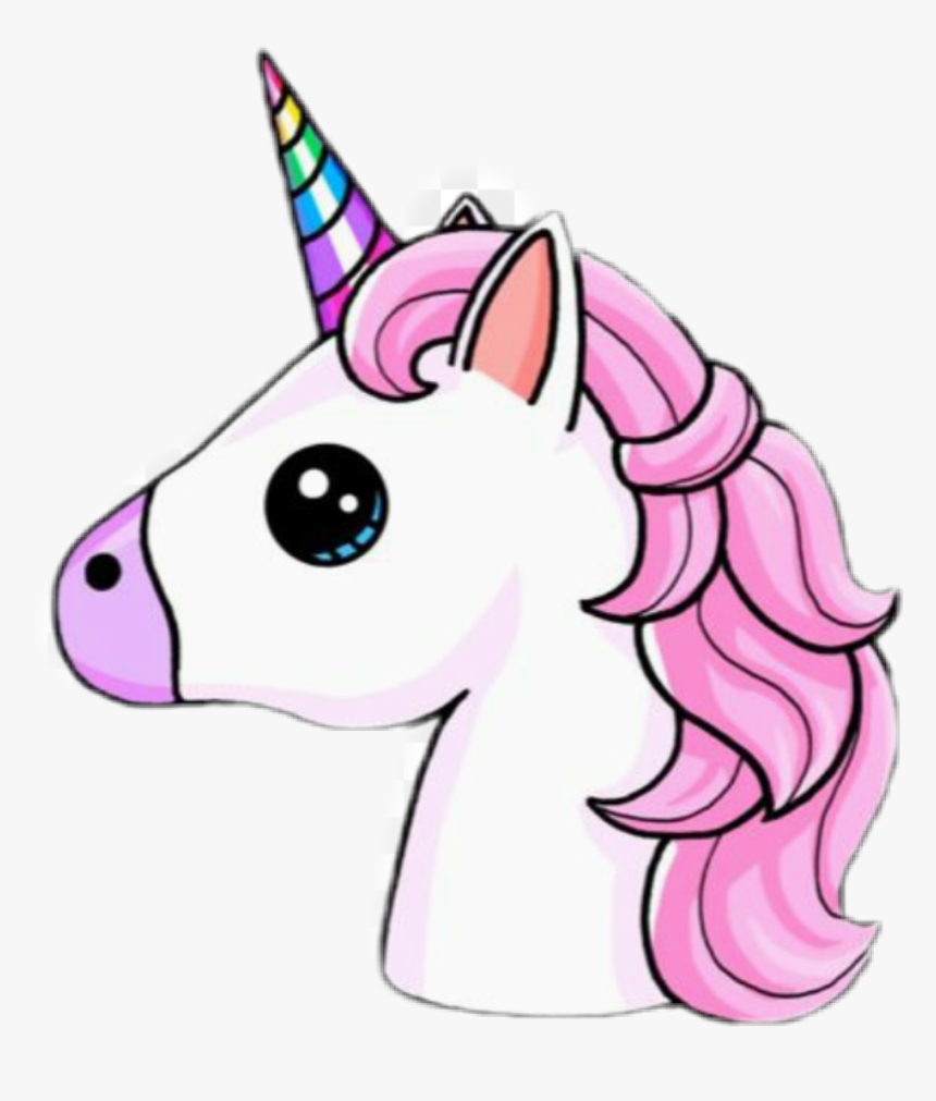 Unicorn Rainbow Colorful Pretty Horn White Magical - Png Unicorn, Transparent Png, Free Download