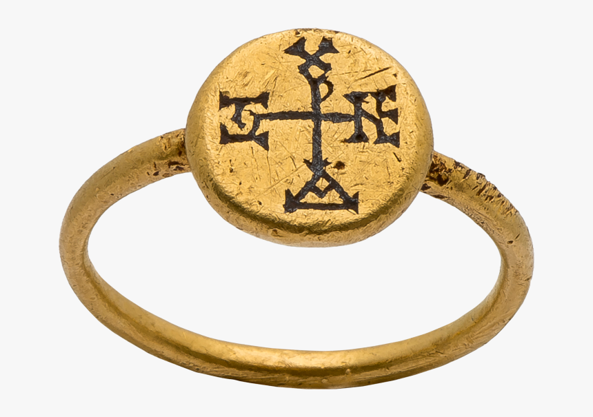 Byzantine Ring With Cross Monogram - Coffee Cup, HD Png Download, Free Download