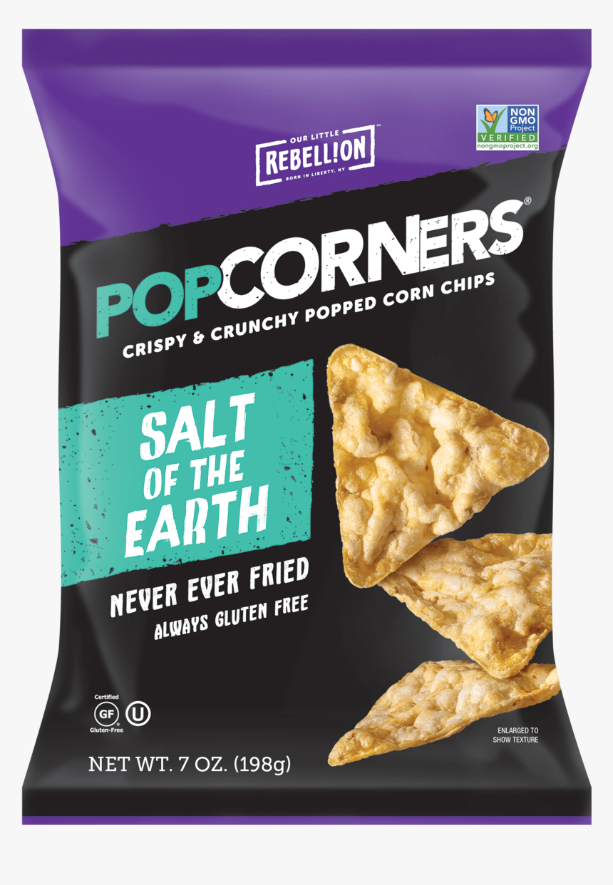 Popcorners Salt Of The Earth , Png Download, Transparent Png, Free Download