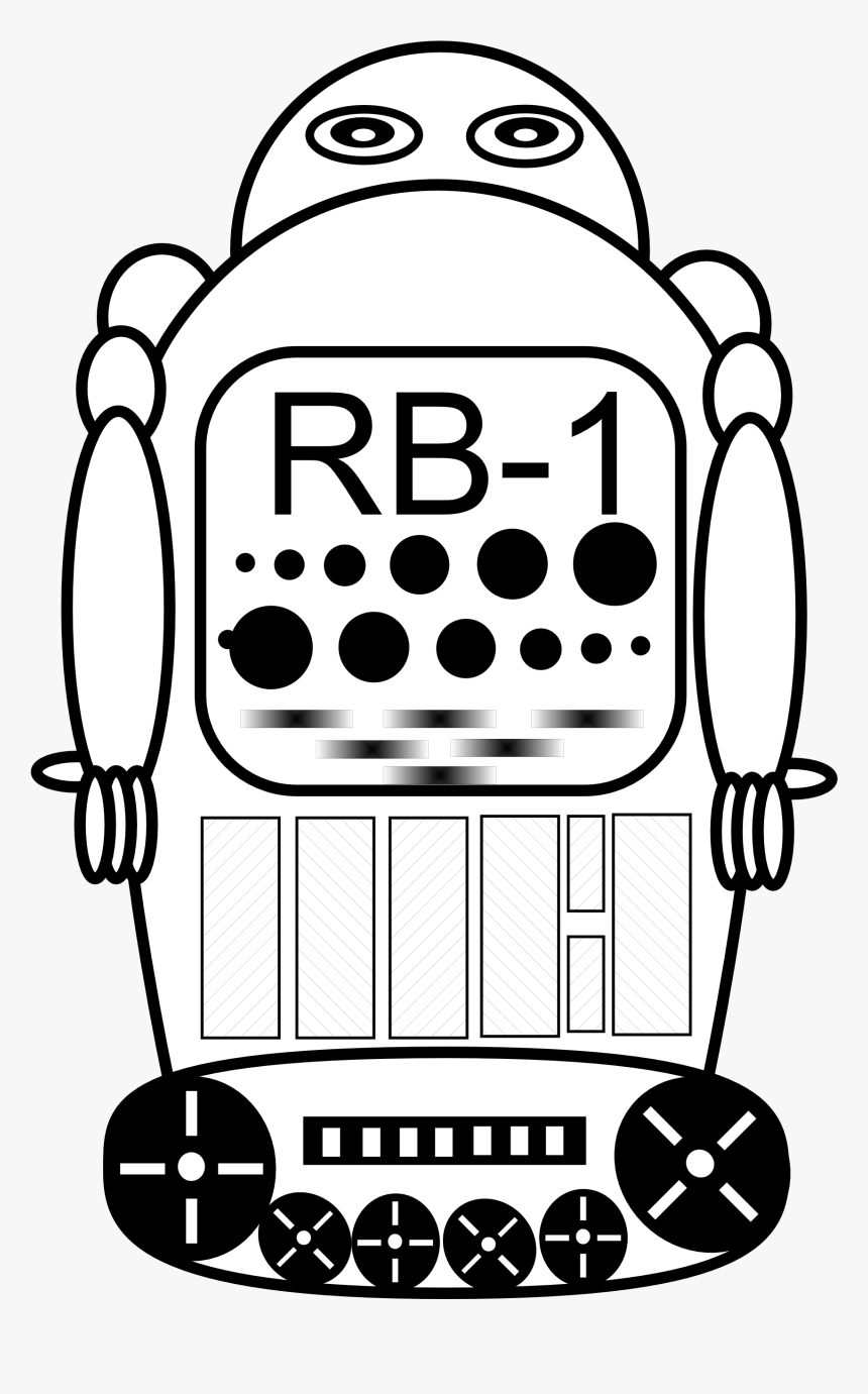 Halloween Free Cartoon Iclipart - Robot Clip Art, HD Png Download, Free Download