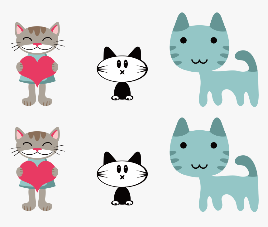 Transparent Blue Cat Clipart - Tarjetas De Baby Shower Gatitos, HD Png Download, Free Download