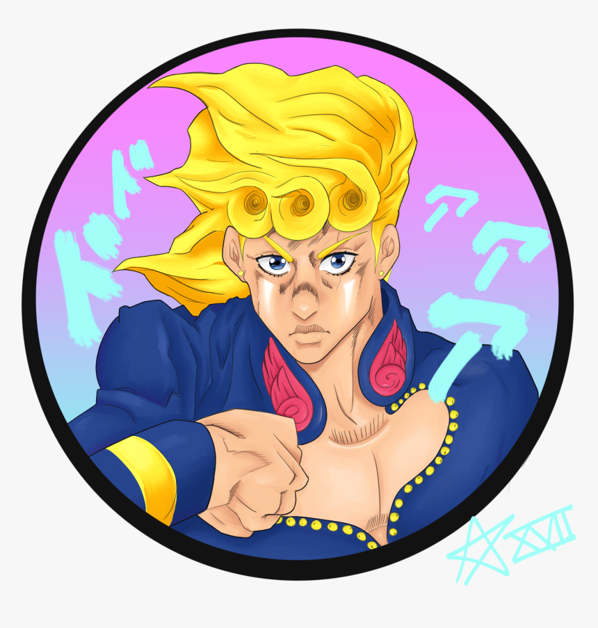 Giorno Giovanna - Cartoon, HD Png Download, Free Download