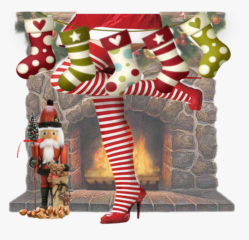 #freetoedit #socks #christmas #stockings #fireplace, HD Png Download, Free Download